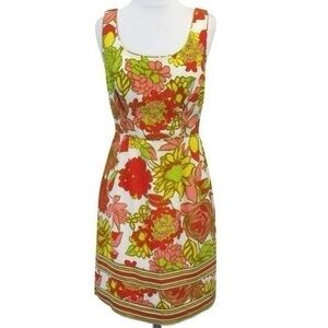 Trina Turk silk floral mini dress size 2